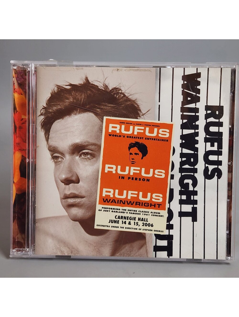 Rufus Wainwright - Rufus Does Judy At Carnegie Hall 2xCD Live Album 2007 Pop